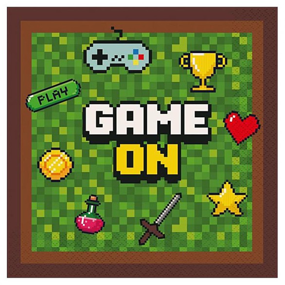 Guardanapos Game On 20 Unid