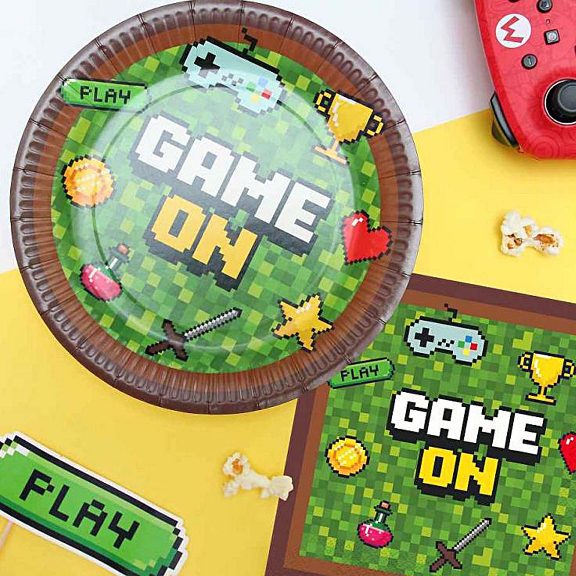 Pratos Game On 6 unid