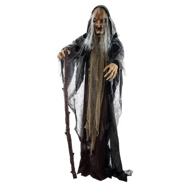 Bruxa Malvada Decorativa Som Luz Mov 160CM