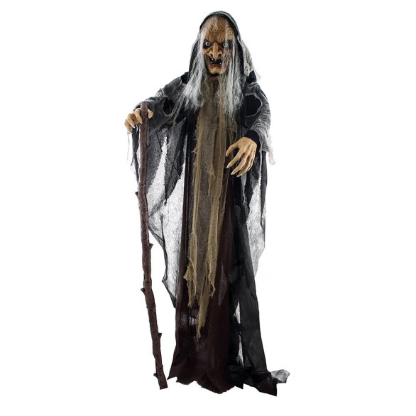 Bruxa Malvada Decorativa Som Luz Mov 160CM