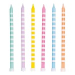 Velas Riscas Pastel 12 Unids