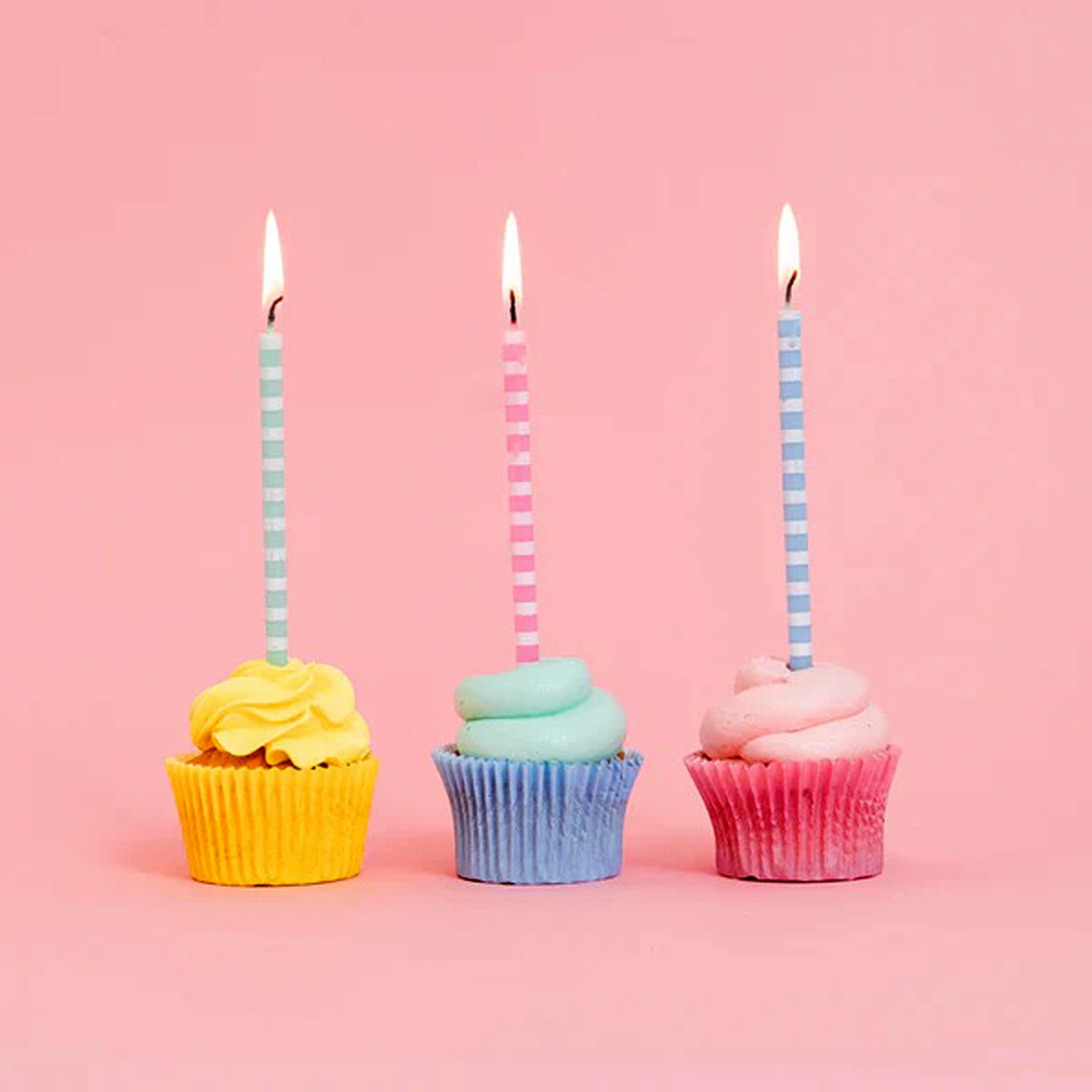 Velas Riscas Pastel 12 Unids