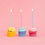 Velas Riscas Pastel 12 Unids