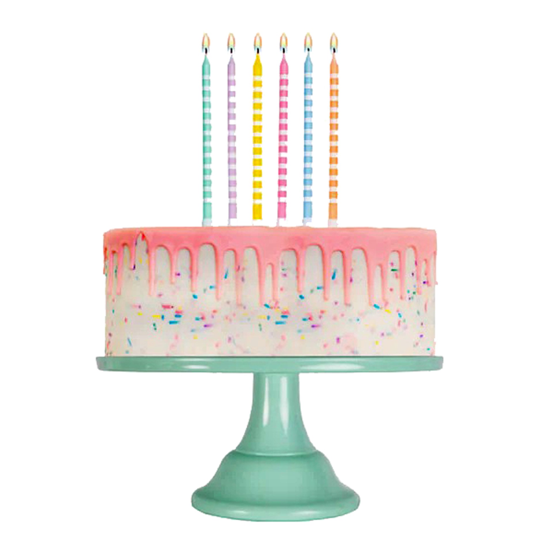 Velas Riscas Pastel 12 Unids
