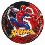 Pratos Spiderman Web 8 Unid