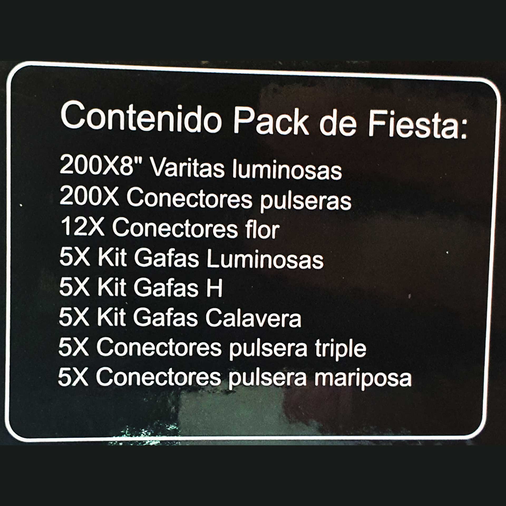 Mega Glow Party Pack Luminoso