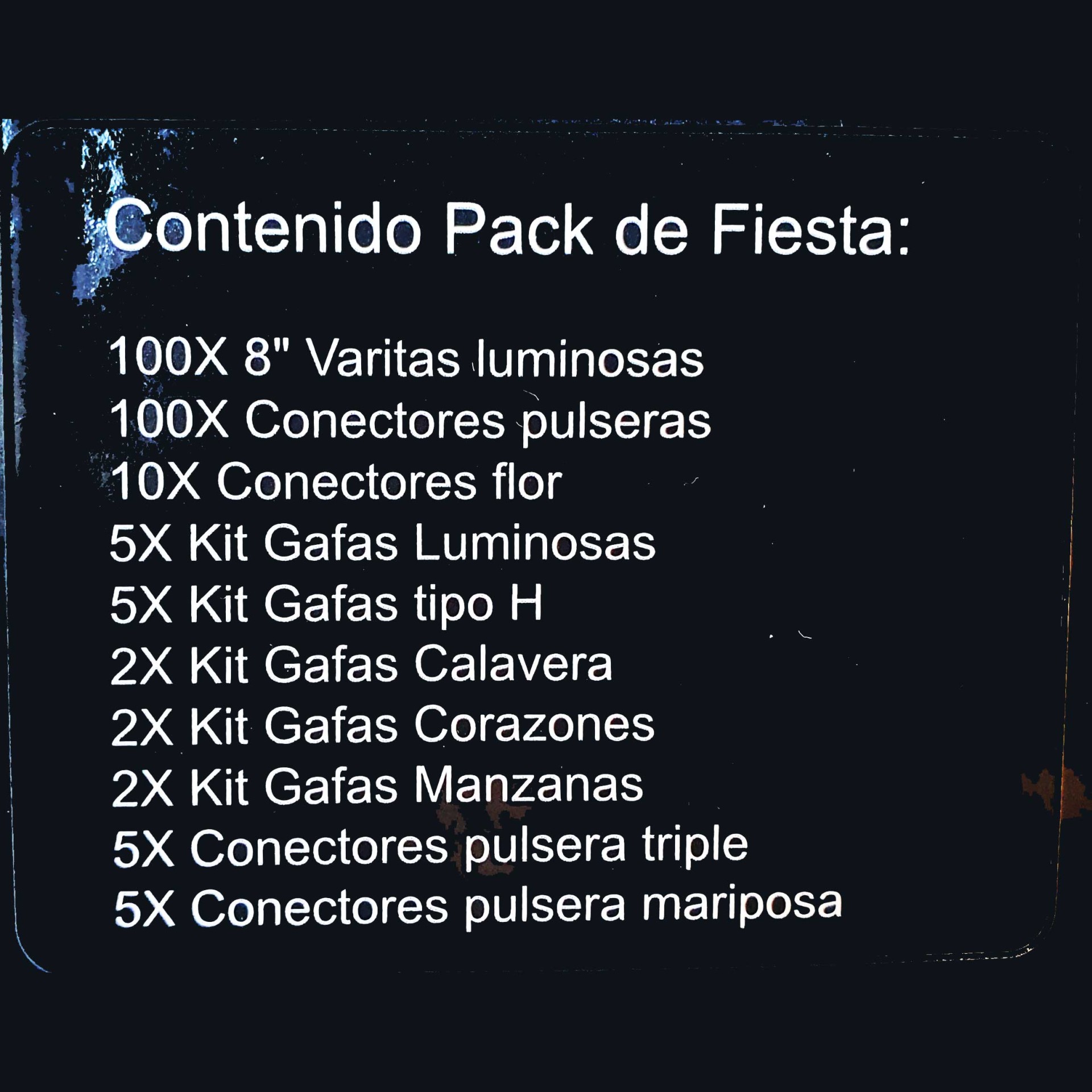 Glow Party Pack Luminoso