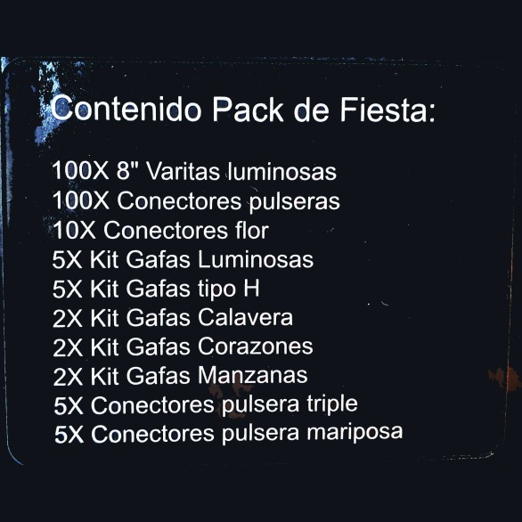 Glow Party Pack Luminoso