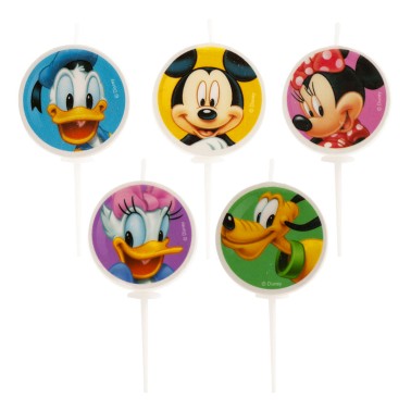 Velas Mickey E Os Amigos 5 Unid