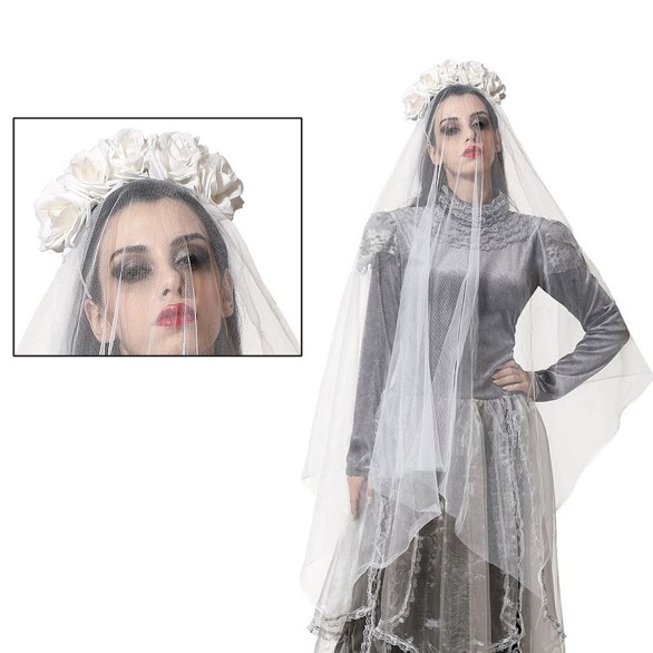 V�u Noiva Fantasma Branco 129CM