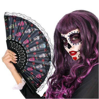 Leque Caveiras Mexicanas
