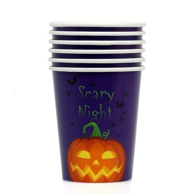 Copos Halloween Night Kitty 6 Unid