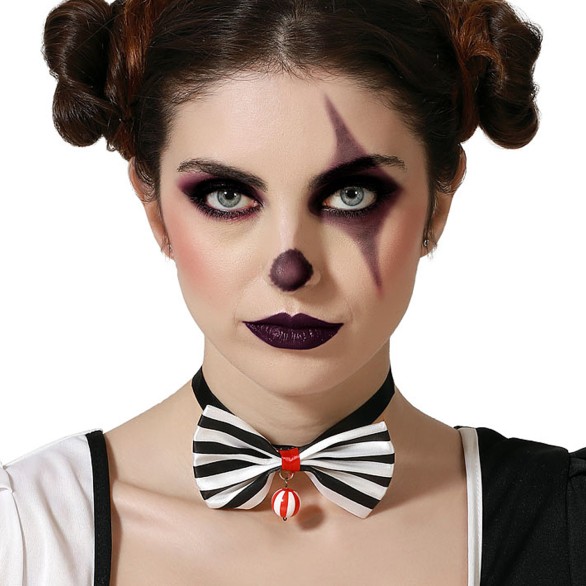 La�o Arlequina de Halloween