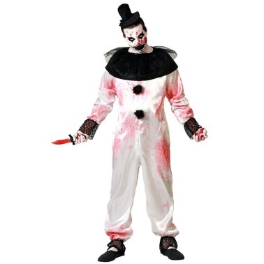 Fato Palha�o Branco do Terror