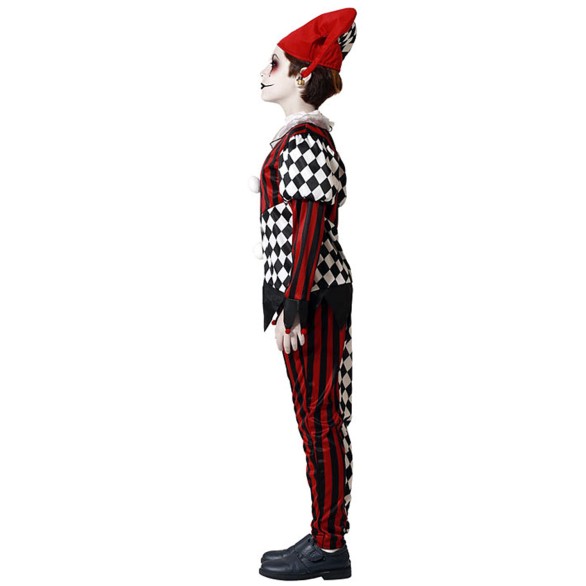 Fato Mad Circus Arlequim