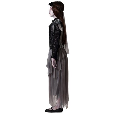 Fato Noiva de Halloween Menina