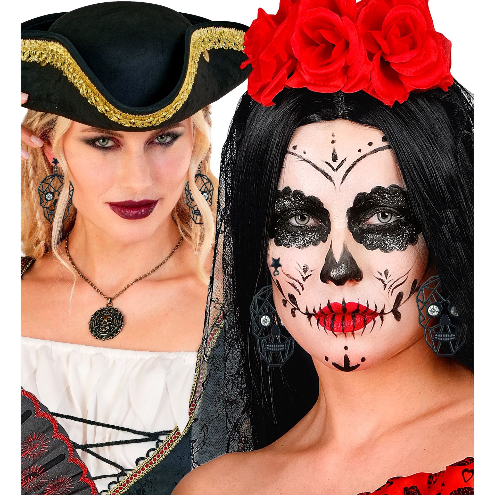 Brincos Skull Catrina