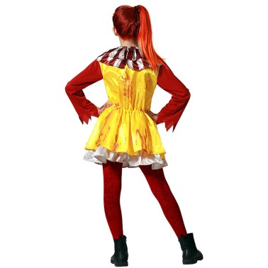 Fato Palha�a Mad Circus menina