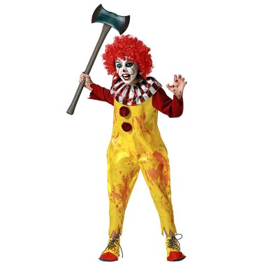 Fato Palha�o Mad Circus Menino