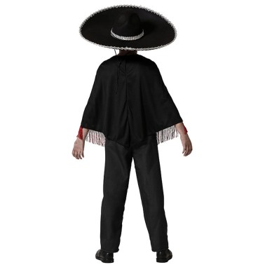 Poncho Menino Dia de los Muertos