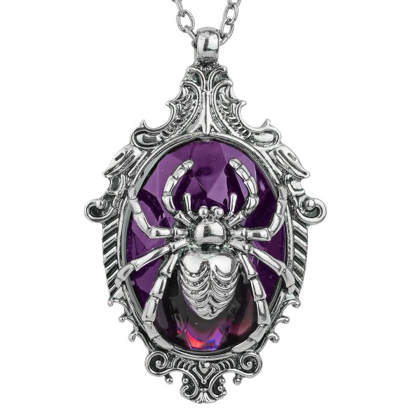 Colar de Aranha Violeta