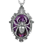 Colar de Aranha Violeta