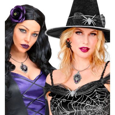 Colar de Aranha Violeta