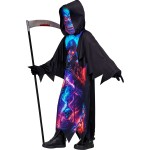 Fato Skeleton Reaper Neon