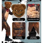 Fato Urso Sangrento Menino