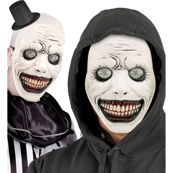 Máscara Palhaço Branco Terrorifico