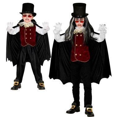 Fato Vampiro Vlad Menino