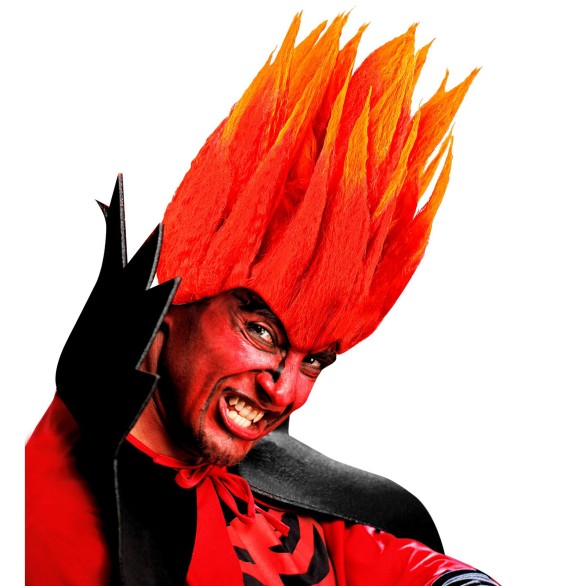 Peruca Diabo Flamejante