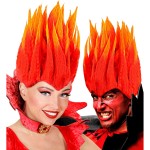 Peruca Diabo Flamejante