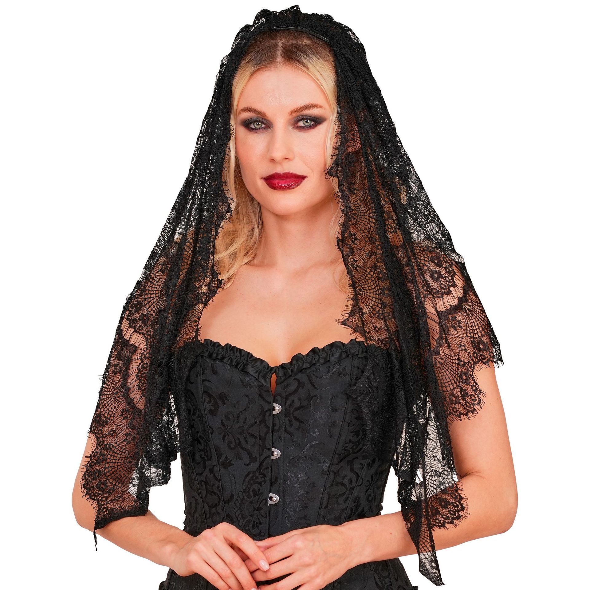 Véu de Renda Preto