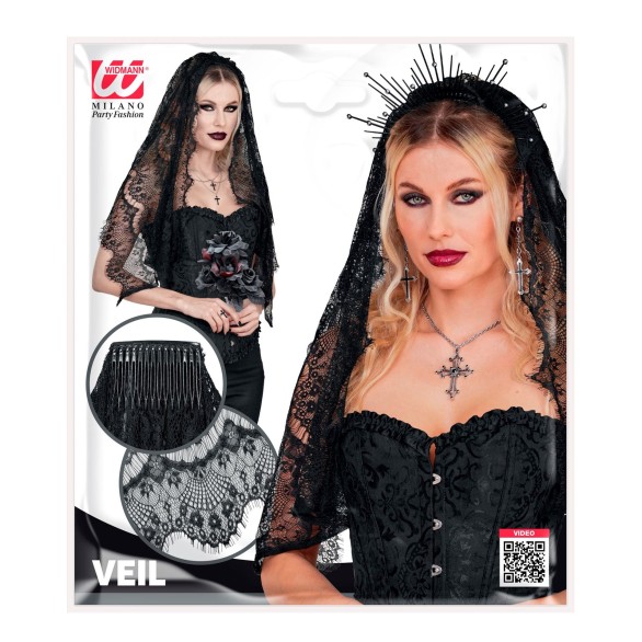 Véu de Renda Preto