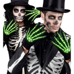 Luvas Esqueleto Glow in the Dark