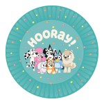 Pratos Bluey e Bingo 8 Unid