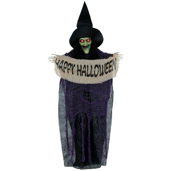 Bruxa Happy Halloween Decorativa