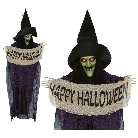 Bruxa Happy Halloween Decorativa