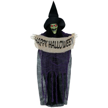 Bruxa Happy Halloween Decorativa