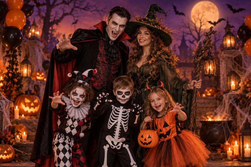 Disfarces de Halloween 2026, tendências e 30 ideias para adultos e crianças