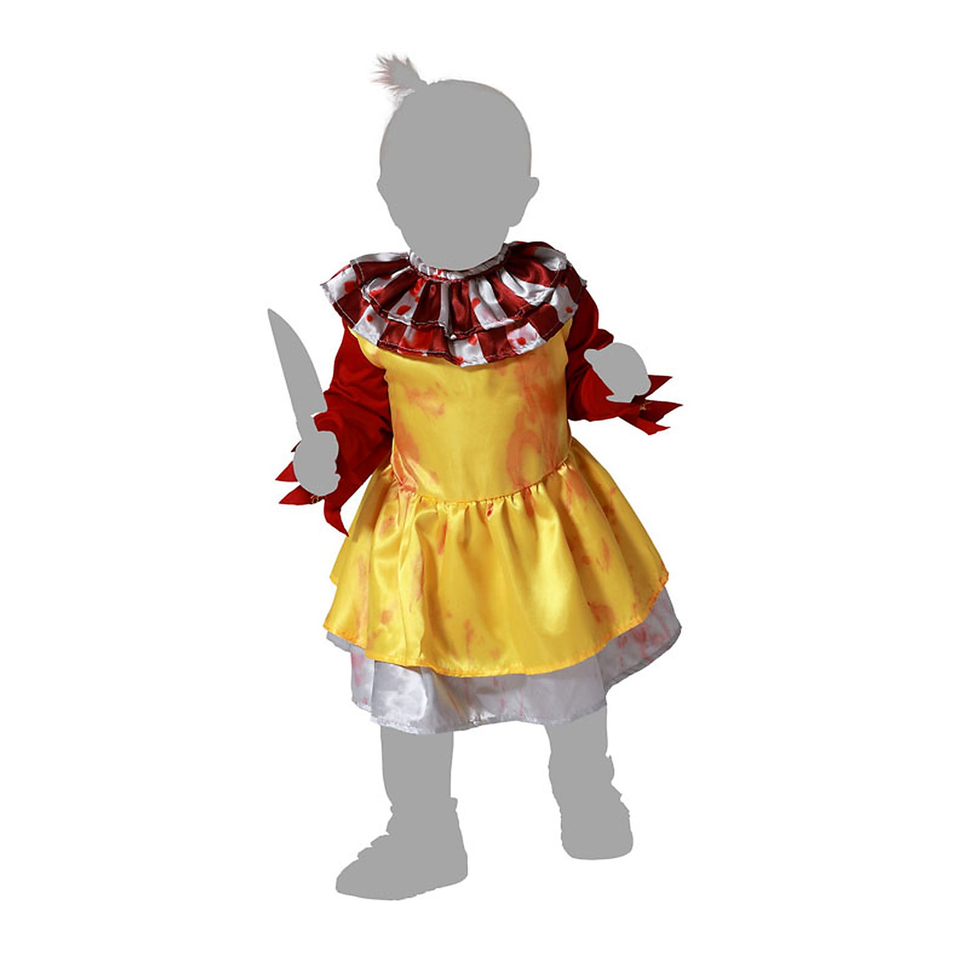 Fato Palhaça Mad Circus Bebé Menina