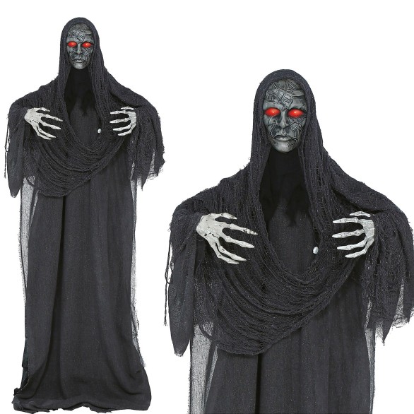 Boneco Espirito do Halloween luz som Mov
