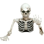 Meio Esqueleto Gigante decorativo