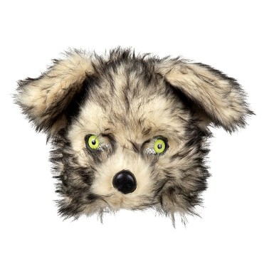 M�scara Lobo Com Pelo