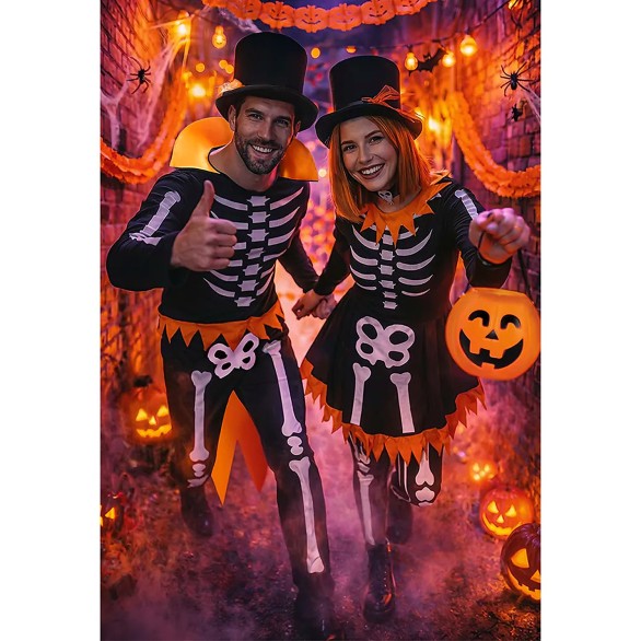 Fato Funky Skeleton Senhora