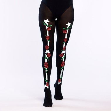 Collants Catrina Roses Bones