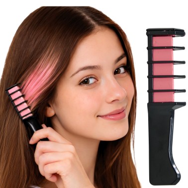 Pente Pinta Cabelo Madeixas Rosa beb�
