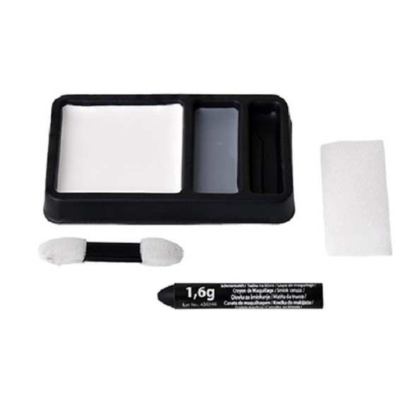 Kit Maquilhagem Esqueleto de Halloween